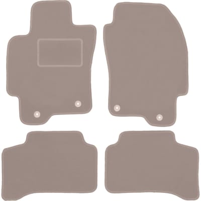 Beige veloursmatten voor: Jaguar X-Type stationwagen, sedan (2001-2009)