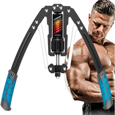 Hydraulisch Armkrachtapparaat Verstelbaar voor Mannen Thuis Training en Fitnessapparatuur Om Borstspieren, Armspieren te Trainen