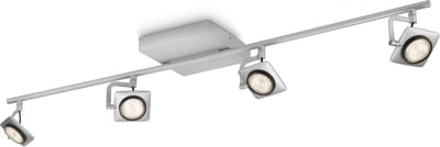 Philips myLiving Millennium - Opbouwspot - 4 Lichtpunten - aluminium - 4 x 500lm