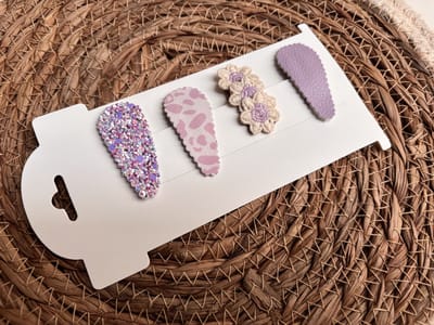 Antislip haarspeldjes Liva - baby knipjes - kinderknipjes - eerste knipje - haarspeldjes kinderen - kinderknipjes - haarspeldjes - kraam cadeau - baby knipjes - haarspeldjes voor kinderen - haarknipjes - Bloem knipjes -knipjes voor kinderen