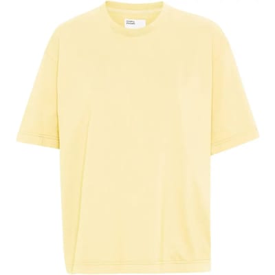 Dames-T-shirt Colorful Standard Organic oversized soft yellow