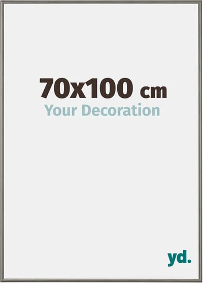 Your Decoration - Fotolijst 70x100 cm - Aluminium - Mercury Structuur - New York