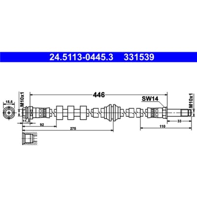 Remleiding ATE 24.5113-0445.3
