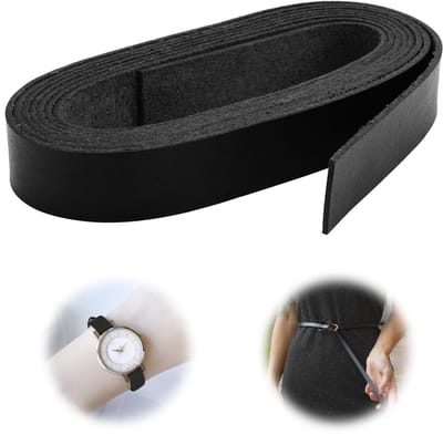 aladdien - Lederen riem - Brede leren band - Duurzaam en sterk - 2 cm x 2 m - Multifunctionele leren strips - Geschikt voor zelf maken van riemen