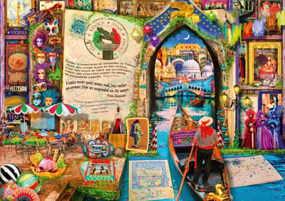 Bluebird Puzzle legpuzzel Life is an Open Book Venice - 4000 stukjes.