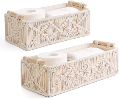 VHV - Opbergmand - Manden - Opbergmanden - Opbergmand woonkamer - Opbergmand badkamer - Mand voor hal - Organizer mand - Opbergmand voor handdoeken - Voor woonkamer - Voor hal - Voor badkamer