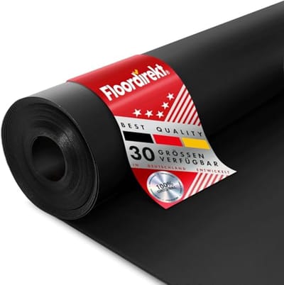 Rubberen Mat voor Vloerbescherming - Antislip en Verkrijgbaar in Diverse Dikten