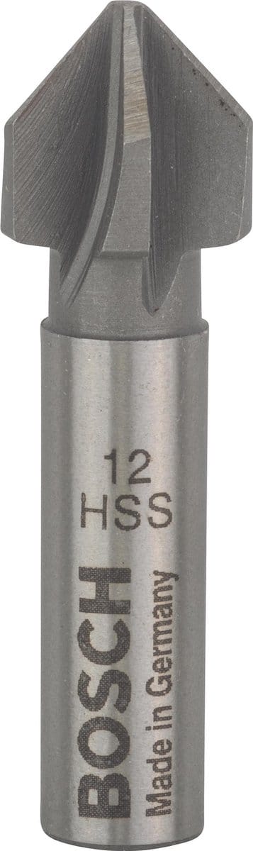 Bosch - Conische verzinkboor HSS met 5 boorplaatjes, DIN 335 12,0 mm, M6, 40 mm, 8 mm