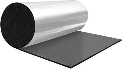 Dailygoods- Geluidsdempingsmat 15mm - Aluminium - Zelfklevend - Waterdicht - Vlamvertragend - 8.1 sqft Dekking - Geluidsisolatiemateriaal