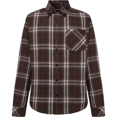 Flanellen shirt KnowledgeCotton Apparel Dune