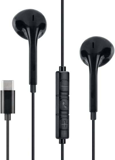 Mobilize In-ear Stereo Headset with Remote USB-C Black