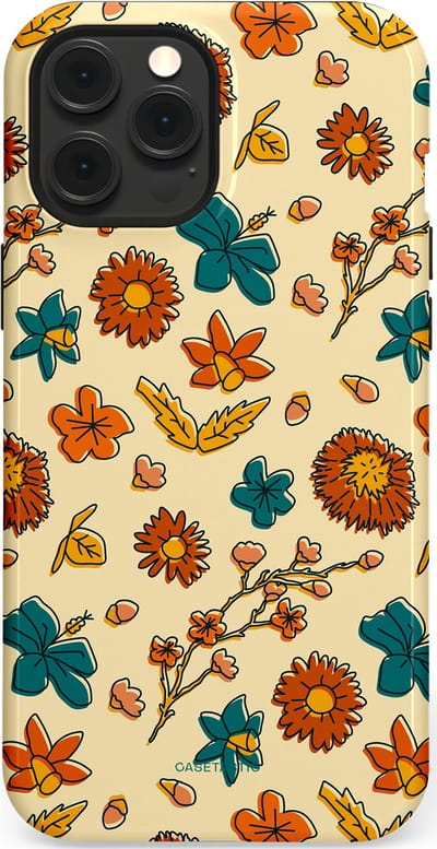 Casetastic Hoesje Geschikt voor Apple iPhone 12 Pro Max Magsafe - Stijlvolle Beschermende Duo-layer Case - Boranisch veld