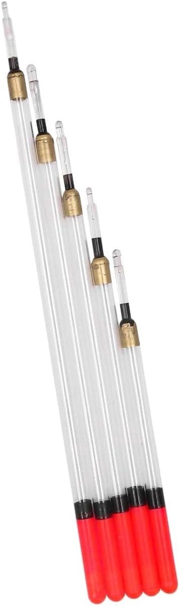 20 Stuks Vissersfloaten in 5 Maten - Duidelijke Wagglers voor Coarse Fishing en Matchvisserij met Diverse Tips en Drijfvermogen