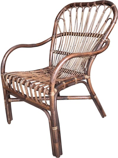 Rotan Stoel Lara - Loungestoel - 64x70xH68 - zithoogte 41 cm