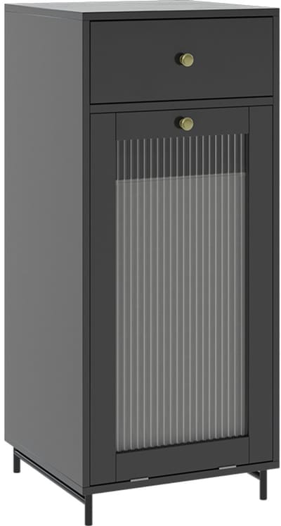Vicco Malte Midikast – 40 x 96 cm met lade Grijs