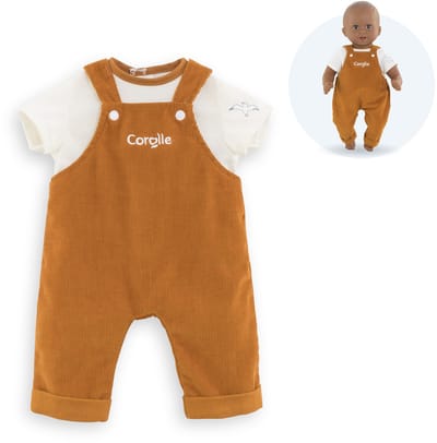 Corolle poppenkleding overall 2in1 voor babypoppen 30cm mode.