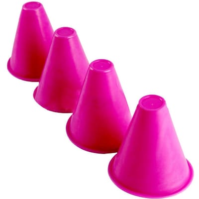 1PC Football Skate Mark Baril Cône de Route Obstacle de Football pour Équipement d'Entraînement Sportif Pink purple