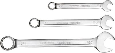 Ringsteeksleutelset - Combinatiesleutels - Klusserij en Onderhoud - Gripvast Oppervlak - 12 Delig - Zilver