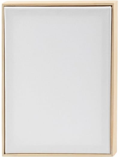 Creativ Company canvas schilderdoek A4 met houten lijst 10 stuks wit.
