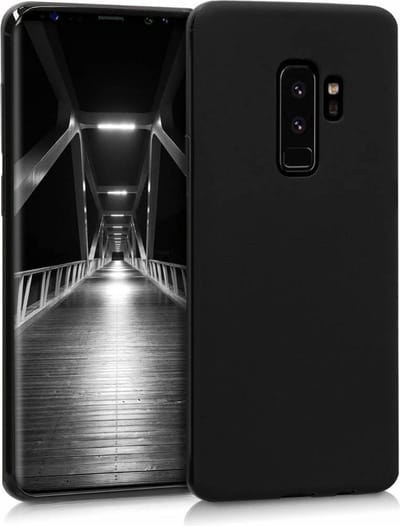 Zwart TPU Siliconen Case Hoesje voor Samsung Galaxy S9+