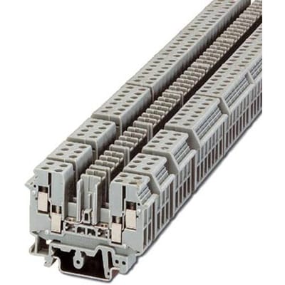 Phoenix Contact 2777030 Doorgangsklem 14.6 mm Schroefklem, Stekker Grijs 50 stuk(s)