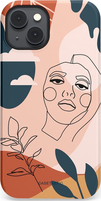 Casetastic Hoesje Geschikt voor Apple iPhone 14 Plus Magsafe - Stijlvolle Beschermende Duo-layer Case - Zachte contour
