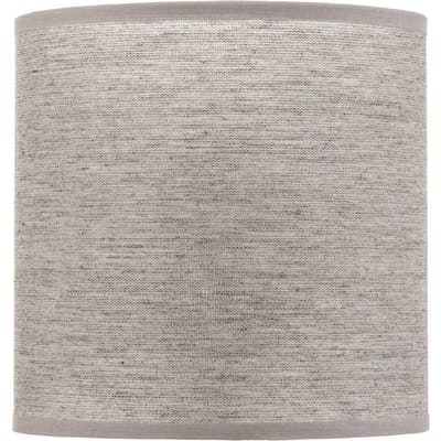 Duolla Lampenkap Roller, grijs, Ø 15 cm, hoogte 15 cm