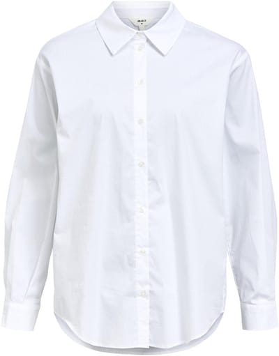Object Objtutta Lo L/s Shirt Dames - Jurken - Wit - Maat 34
