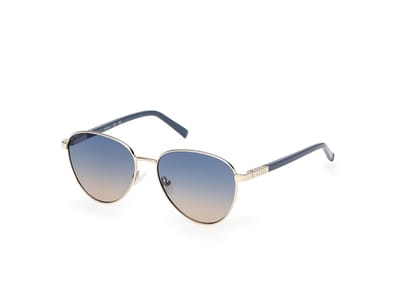 Guess Unisex Zonnebril Gu3041 Shiny Pale Gold/53-15-140 gray