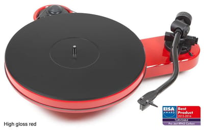 Pro-Ject RPM 3 Carbon rood hoogglans Platenspeler