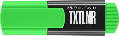 Faber-Castell tekstmarker TXTLNR - mini - groen - 1 stuks - markeerstift - FC-154263