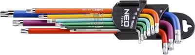 NEO torxset gekleurd tuv m+t