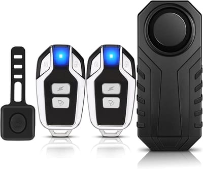 Fiets Alarm - Diefstalalarm Motor - Voertuig Beveiligen - Trillingsgevoelig - Mini Formaat - Zwart