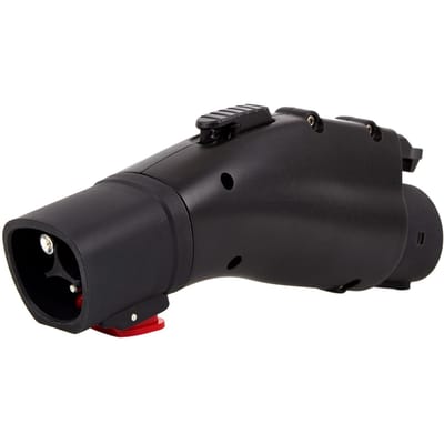 Vervangende oplaadadapter voor Tesla naar J1772 250V 60A draagbare oplaadadapter wit zwart