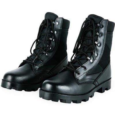 Mannelijke Outdoor Training Gevecht Militaire Laarzen Lente Herfst Mannen Jungle Wandelen Sport Klimmen Kamperen Ademend Camo Woestijn Schoenen 40 zwart