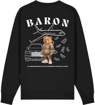 Baron Filou Heren Trui Zwart CXLVIII/BLACK