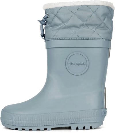 Druppies Winterlaarzen Kinderen - Gevoerde Regenlaarzen - Snowboots - IJsblauw - Maat 24