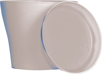St. Helens Home & Garden - plastic plantenpot - 10,5x9cm - wit