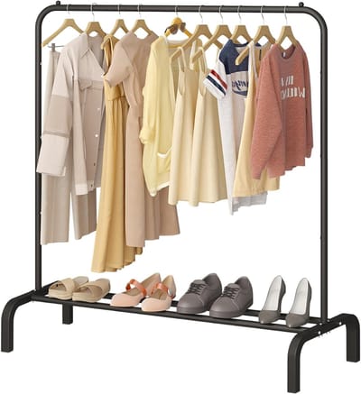 DailySupplies® Kledingrek Metaal - Kledinghangers - Dressboy -Zwart