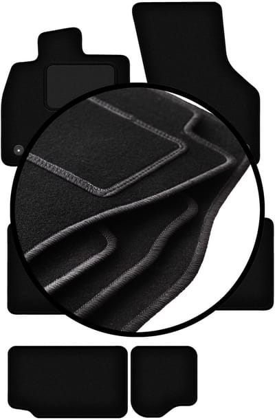 Set veloursmatten voor: Seat Tarraco 7-zits (2018-)