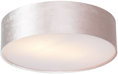 QAZQA drum - Moderne Plafondlamp - 2 lichts - Ø 40 cm - Roze - Woonkamer | Slaapkamer | Keuken