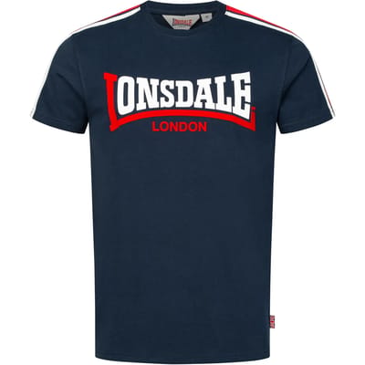 Lonsdale London MERRYN T-shirt navy L Katoen Heren - Basics, Casual wear, Street wear