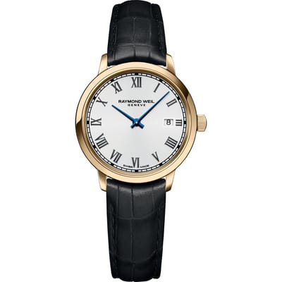 Raymond Weil Toccata 5985-PC-00359 Horloge - Leer - Zwart - Ø 28 mm