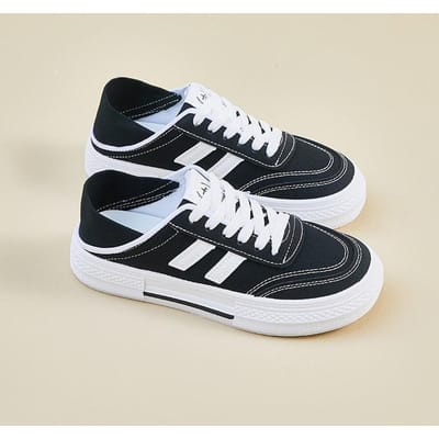 Zomer Canvas Schoenen Nieuwe Stijl Vrouwelijke Studenten Dikke Zool Hoogteverhogend Ademend Casual Schoenen Straatfotografie 40 white