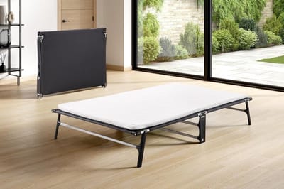 Opvouwbaar Bed - Gastenbed Matras - Logeren Thuis - Compact Opvouwbaar - Tweepersoons - Grijs