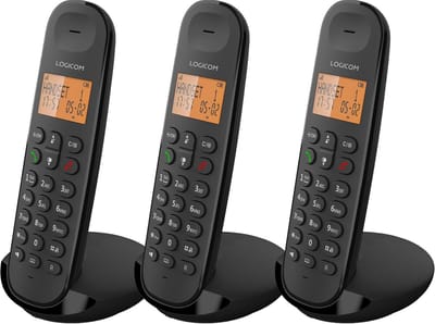 Draadloze DECT Triophone Set - Drie Handsets met Groot Scherm