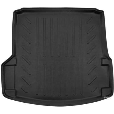 Tapis De Coffre - SCOUTT - Skoda Octavia 2004-2012 - TPE Caoutchouc - 100% Imperméable - Antidérapant noir