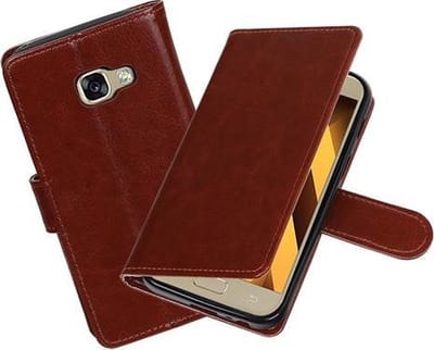 BestCases.nl Bruin Portemonnee booktype hoesje Samsung Galaxy A3 2017 A320