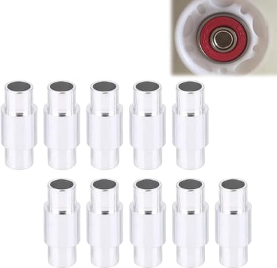 Wheel Bearing Spacers - Slide Bearing Standoffs - Skate Wheel Bearing Spacers - Skate Spacers voor Verbeterde Stabiliteit en Betrouwbare Prestaties - 8 Stuks