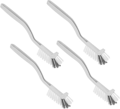 4 Stuks Curved Cleaning Brushes, Multifunctionele Keukenborstels voor Afwas, Potten en Kleine Ruimtes